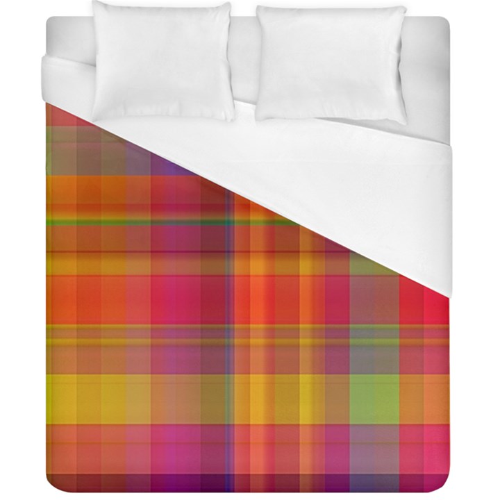 Plaid, Hot Duvet Cover Single Side (Double Size)