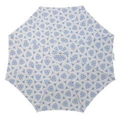 Sweet Doodle Pattern Blue Straight Umbrellas by ImpressiveMoments