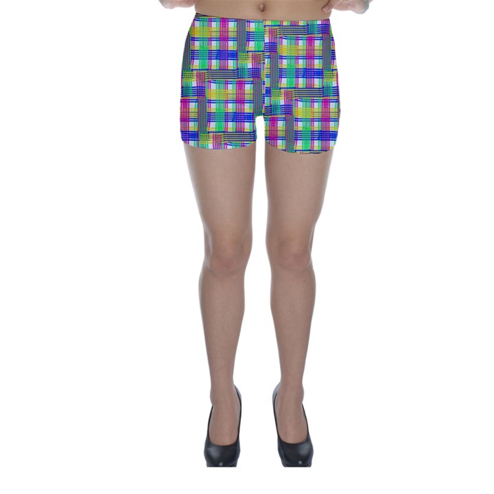 Doodle Pattern Freedom  Skinny Shorts