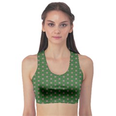 Cute Seamless Tile Pattern Gifts Sports Bra by GardenOfOphir