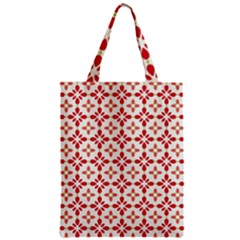 Cute Seamless Tile Pattern Gifts Zipper Classic Tote Bags by GardenOfOphir