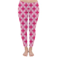 Cute Seamless Tile Pattern Gifts Winter Leggings