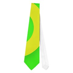 Florescent Green Yellow Abstract  Neckties (one Side)  by OCDesignss