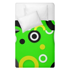 Florescent Green Yellow Abstract  Duvet Cover (single Size) by OCDesignss