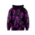 Purple Skulls  Kids Zipper Hoodies View1