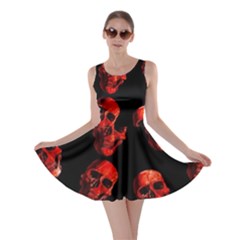 Skulls Red Skater Dresses by ImpressiveMoments