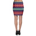 Rhombus and waves chains pattern Bodycon Skirt View2