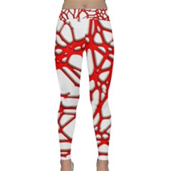 Hot Web Red Yoga Leggings by ImpressiveMoments