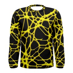 Hot Web Yellow Men s Long Sleeve T-shirts by ImpressiveMoments