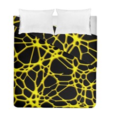 Hot Web Yellow Duvet Cover (twin Size) by ImpressiveMoments