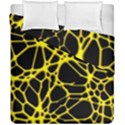 Hot Web Yellow Duvet Cover (Double Size) View2