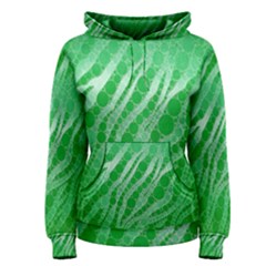 Florescent Green Zebra Abstract  Women s Pullover Hoodies by OCDesignss