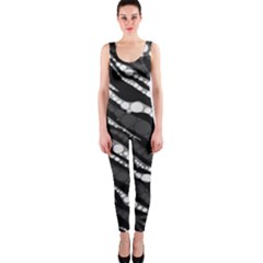 Black&white Zebra Abstract  Onepiece Catsuits by OCDesignss