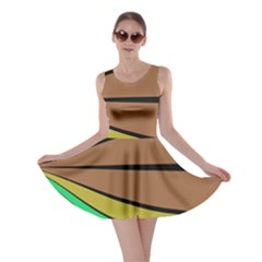 Symmetric Waves Skater Dress by LalyLauraFLM