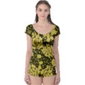 Floral Wallpaper Forest Short Sleeve Leotard View1