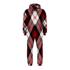 Smart Plaid Red Hooded Jumpsuit (kids) by ImpressiveMoments