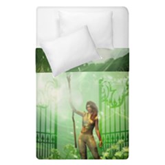 The Gate In The Magical World Duvet Cover (single Size) by FantasyWorld7