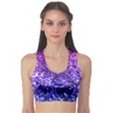 Midnight Glitter Sports Bra View1