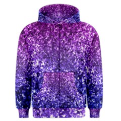 Midnight Glitter Men s Zipper Hoodies by KirstenStar