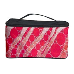 Florescent Pink Zebra Pattern  Cosmetic Storage Cases by OCDesignss