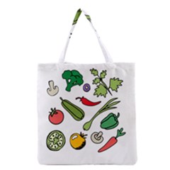 Vegetables 01 Grocery Tote Bags