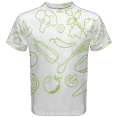 Green Vegetables Men s Cotton Tees by Famous