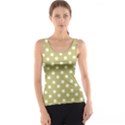 Lime Green Polka Dots Tank Tops View1