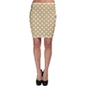 Mint Polka And White Polka Dots Bodycon Skirts View1