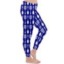 Indigo Spatula Spoon Pattern Winter Leggings View3