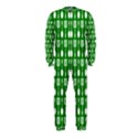 Green And White Kitchen Utensils Pattern OnePiece Jumpsuit (Kids) View1