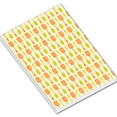 Spatula Spoon Pattern Large Memo Pads