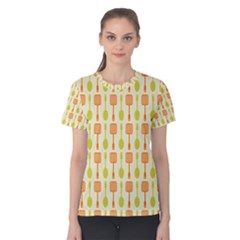 Spatula Spoon Pattern Women s Cotton Tees