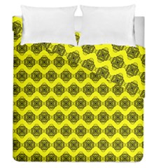 Abstract Knot Geometric Tile Pattern Duvet Cover (full/queen Size) by GardenOfOphir