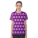 Abstract Knot Geometric Tile Pattern Women s Cotton Tees View1