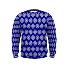 Abstract Knot Geometric Tile Pattern Boys  Sweatshirts by GardenOfOphir