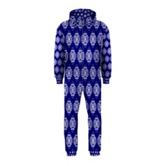 Abstract Knot Geometric Tile Pattern Hooded Jumpsuit (kids) by GardenOfOphir