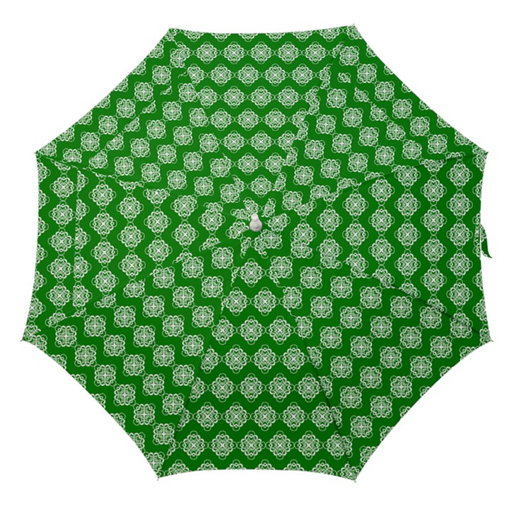 Abstract Knot Geometric Tile Pattern Straight Umbrellas