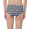 Abstract Knot Geometric Tile Pattern Mid-Waist Bikini Bottoms View2