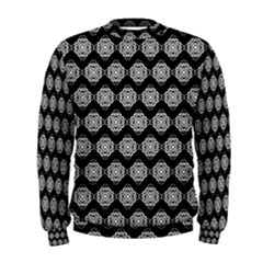 Abstract Knot Geometric Tile Pattern Men s Sweatshirts by GardenOfOphir