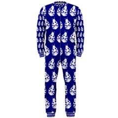 Ladybug Vector Geometric Tile Pattern Onepiece Jumpsuit (men)  by GardenOfOphir