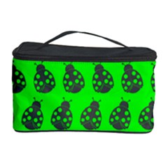 Ladybug Vector Geometric Tile Pattern Cosmetic Storage Cases by GardenOfOphir