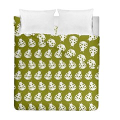 Ladybug Vector Geometric Tile Pattern Duvet Cover (twin Size)