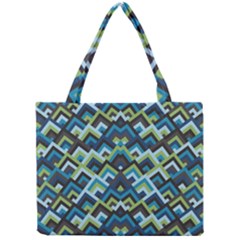 Trendy Chic Modern Chevron Pattern Tiny Tote Bags by GardenOfOphir