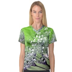 Dandelion 2015 0715 Women s V-neck Sport Mesh Tee