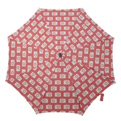 Modern Chic Vector Camera Illustration Pattern Hook Handle Umbrellas (medium)