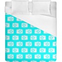 Modern Chic Vector Camera Illustration Pattern Duvet Cover Single Side (Double Size) View1