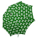 Modern Chic Vector Camera Illustration Pattern Hook Handle Umbrellas (Small) View2