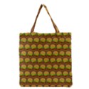 Burger Snadwich Food Tile Pattern Grocery Tote Bags View2