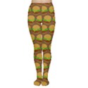 Burger Snadwich Food Tile Pattern Women s Tights View1