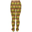 Burger Snadwich Food Tile Pattern Women s Tights View2